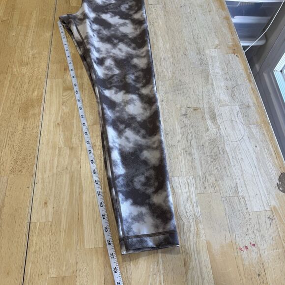 TAN + LINES Sivan Ayla Temescal Cyn Cocoa Clouds Leggings Large Brown PRISTINE - Picture 10 of 12